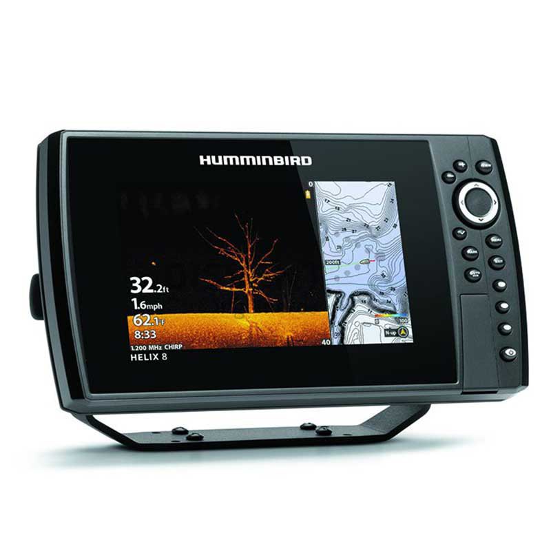Johnson outdoors inc NS-752 Helix 8 Chirp Mega DI GPS G4N 8´´ Многофункциональный дисплей Black
