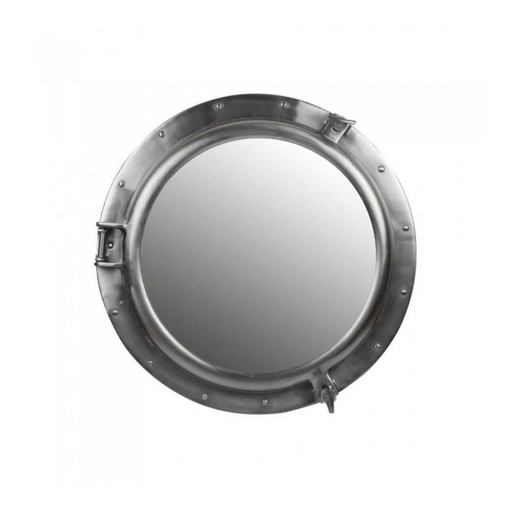 Алюминиевое зеркало в иллюминаторе Nauticalia 4353 300мм