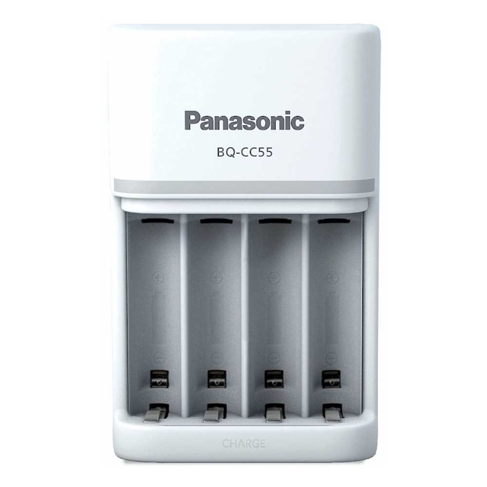 Eneloop BQ-CC55E BQ-CC55 AA/AAA Зарядное устройство для аккумуляторов Белая White