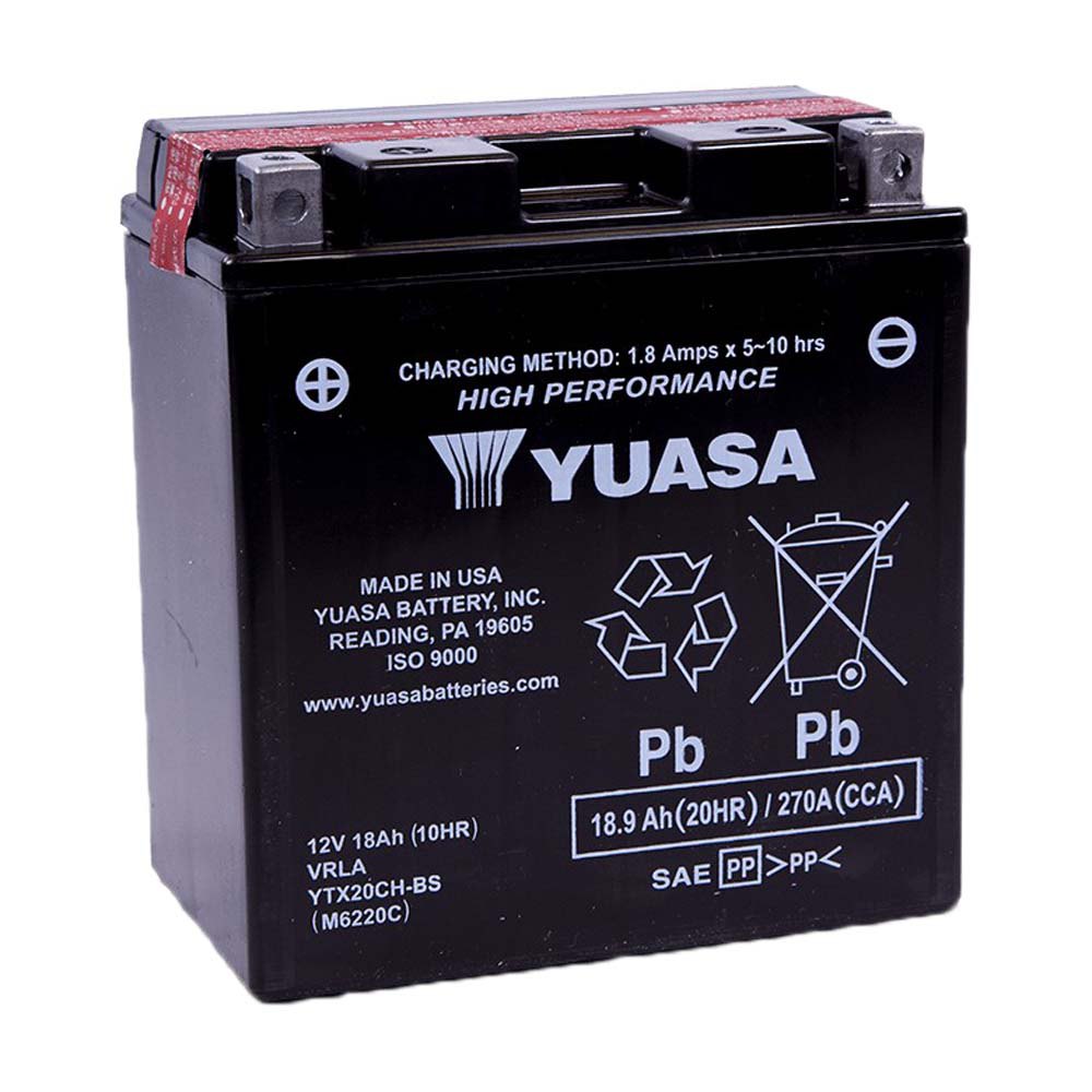Yuasa battery 494-YTX20CHBS YTX20CH-BS батарея Бесцветный
