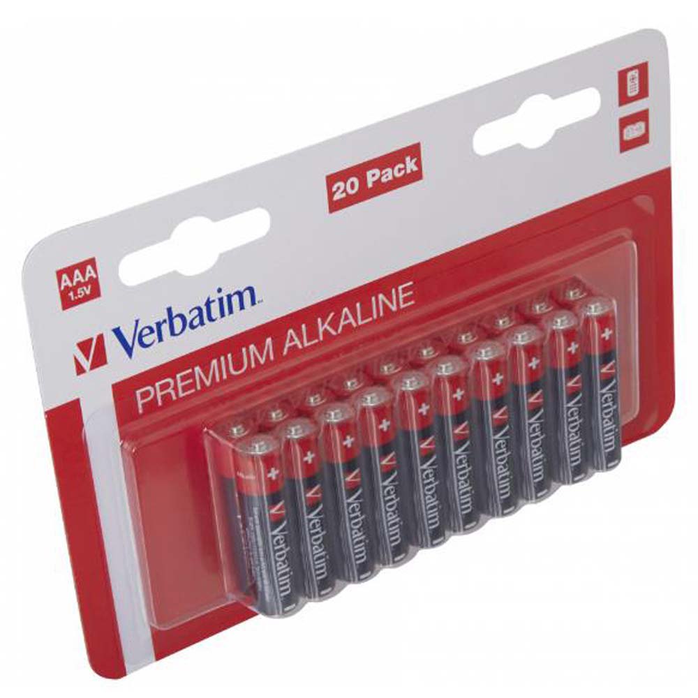 Verbatim 49877 AA Щелочная батарея 20 Единицы Черный Blue / Red