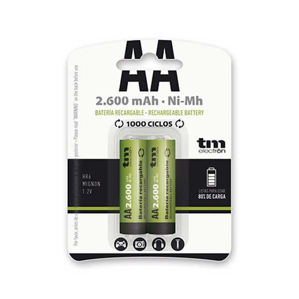 Tm electron TMVH-AA2600H R6 NI-MH Аккумуляторы типа АА 2600mAh Золотистый Green