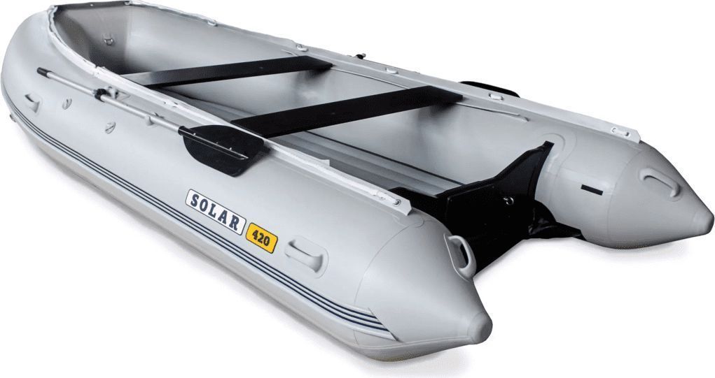 Надувная лодка ПВХ SOLAR-420 К (Максима), камыш SLR420k_max_cam