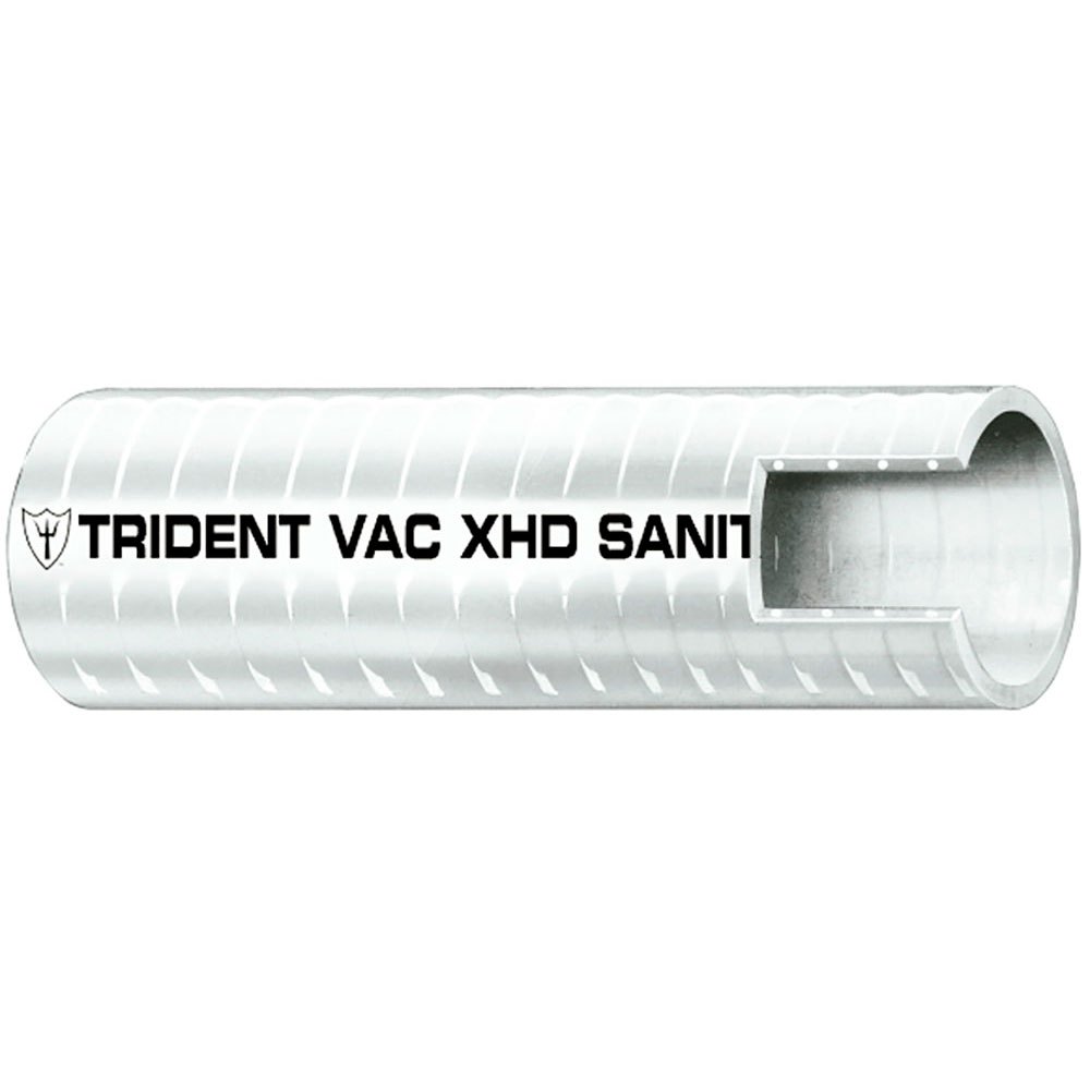 Trident marine 606-1480586 VAC X.H.D Санитарный шланг 50´ Белая 5/8´´ 