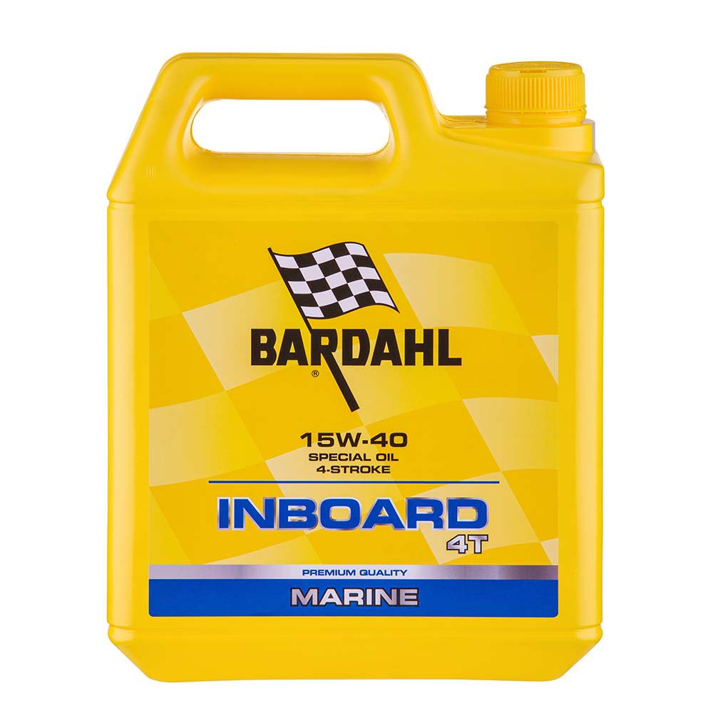 Bardahl 2316325 Inboard Premium 15W-40 5L 4 Инсульт Масло Бесцветный Yellow