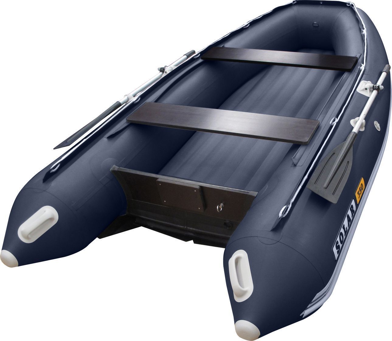 Надувная лодка ПВХ SOLAR-380 К (Максима), синий SLR380k_max_blue