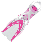 Ласты для дайвинга с открытой пяткой Mares X-Stream 410019 размер 38-40 белый/розовый