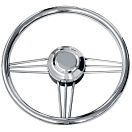 Купить Рулевое колесо Savoretti Armando T14S\37 Ø370мм 19мм 9 спиц Ø8мм из нержавеющей стали 7ft.ru в интернет магазине Семь Футов