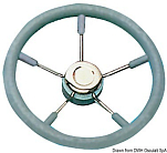 Soft polyurethane steering wheel grey 320 mm, 45.131.32