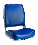 Кресло мягкое складное, высокая спинка, обивка винил, цвет синий, Marine Rocket 75127B-MR