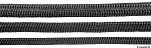 Швартовый конец двойного плетения из сверхпрочного полиэфира чёрный 100 м диаметр 24 мм, Osculati 06.470.24