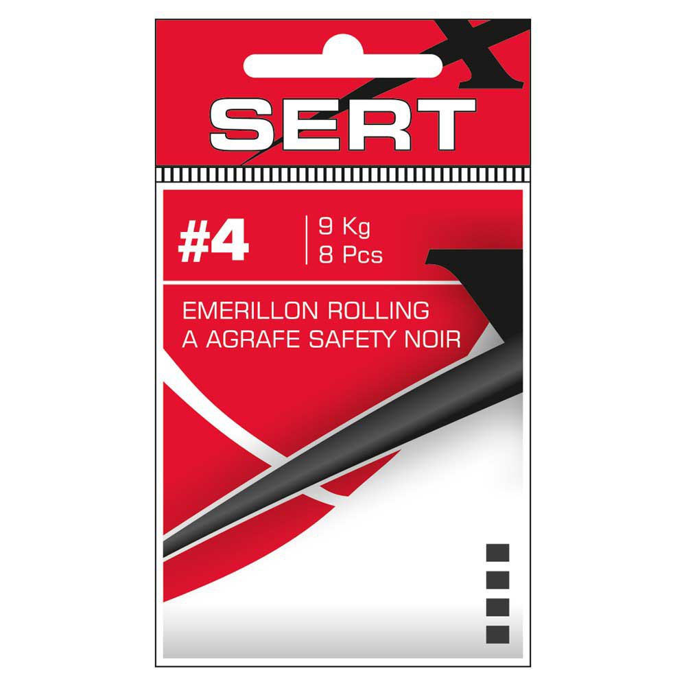 Купить Sert SEVAM1750004 Безопасный поворотный шарнир 8 единицы Black 4 7ft.ru в интернет магазине Семь Футов
