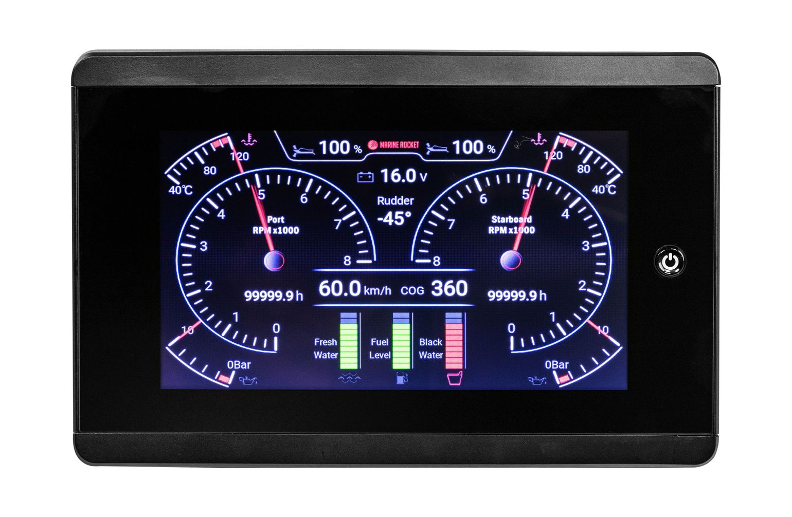 Купить Морской многофункциональный дисплей MFD-70, 7 дюймов, сенсорный, TFT, Marine Rocket (упаковка 3 шт.) MFKMB70MRP_pkg_3 7ft.ru в интернет магазине Семь Футов