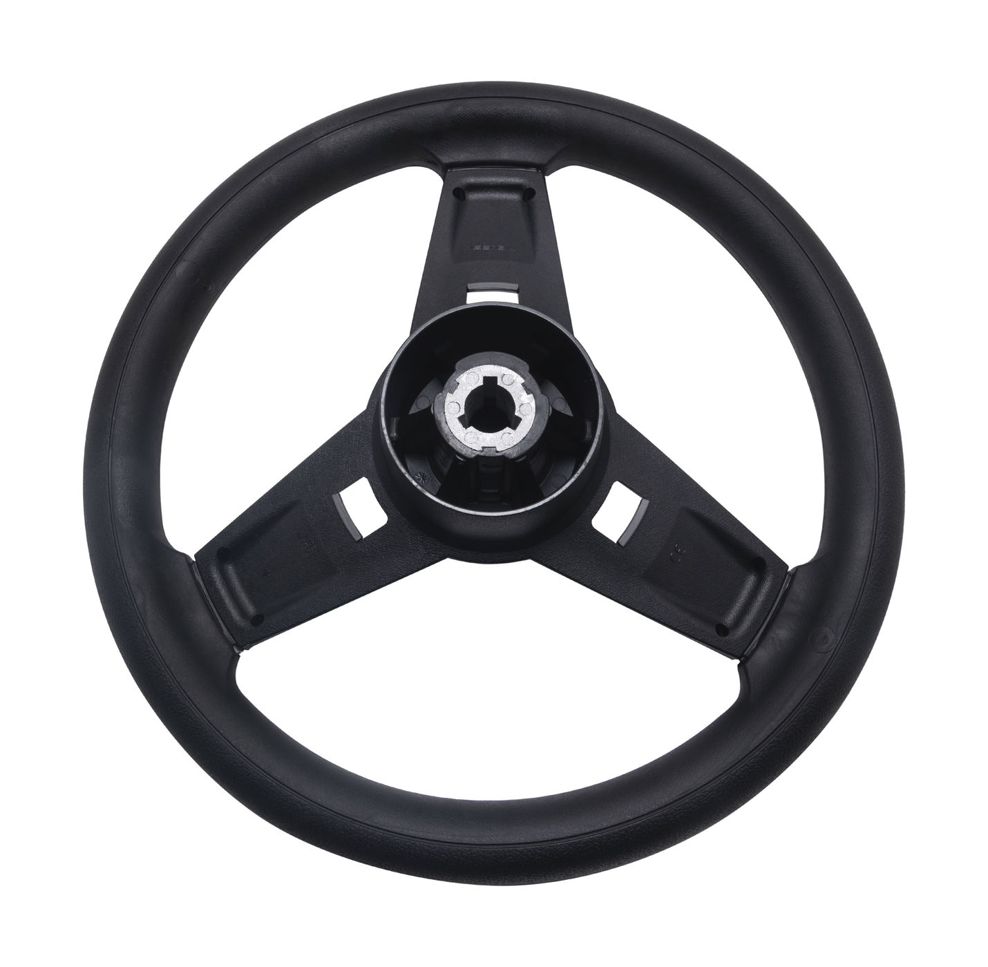 Купить Рулевое колесо GIAZZA хром черный, д.350 мм Gussi 3GZA3571 7ft.ru в интернет магазине Семь Футов