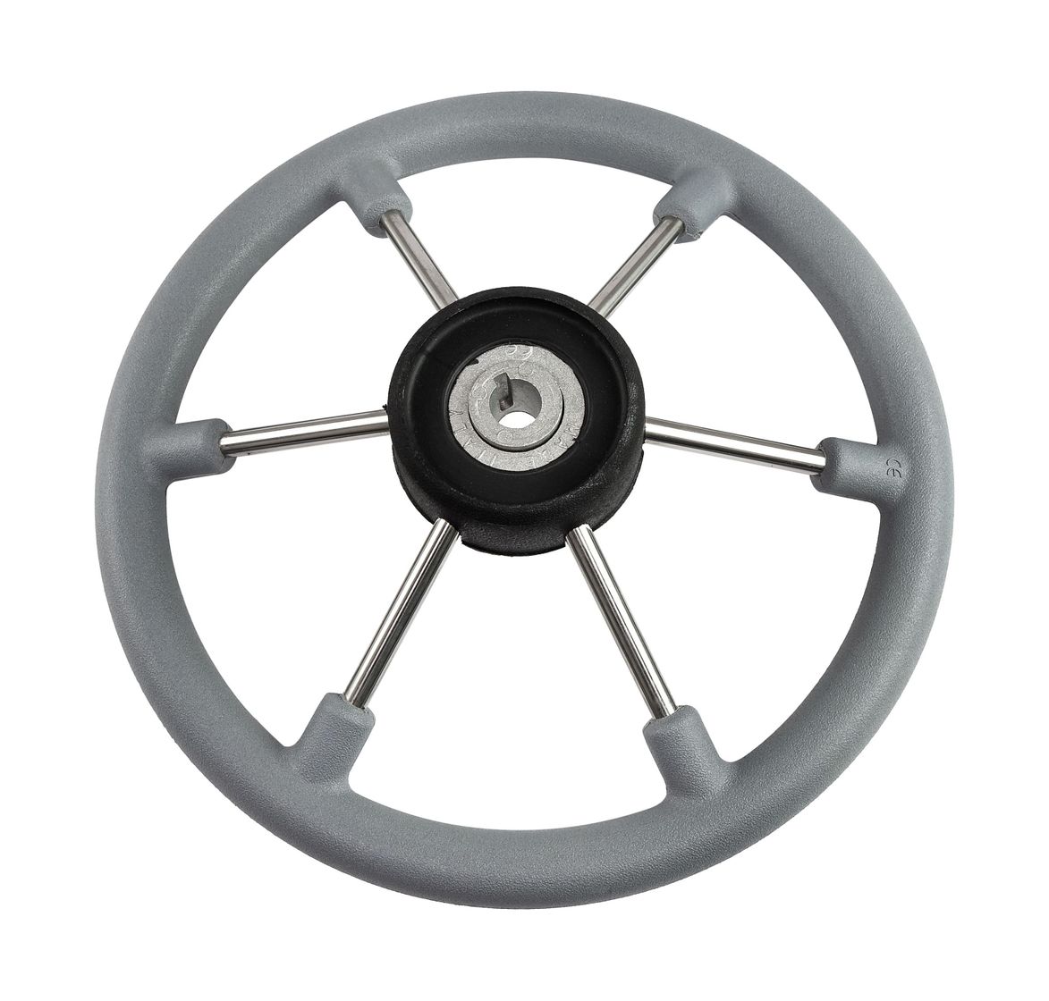 Купить Рулевое колесо LEADER TANEGUM серый обод серебряные спицы д. 330 мм Volanti Luisi VN7330-03 7ft.ru в интернет магазине Семь Футов