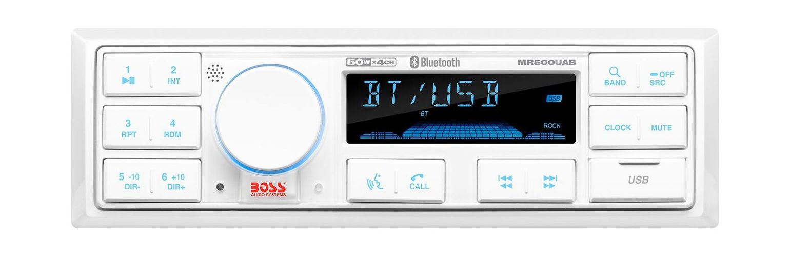 Купить Морская магнитола 1DIN BOSS MR500UAB (упаковка из 6 шт.) Boss Audio MR500UAB_pkg_6 7ft.ru в интернет магазине Семь Футов