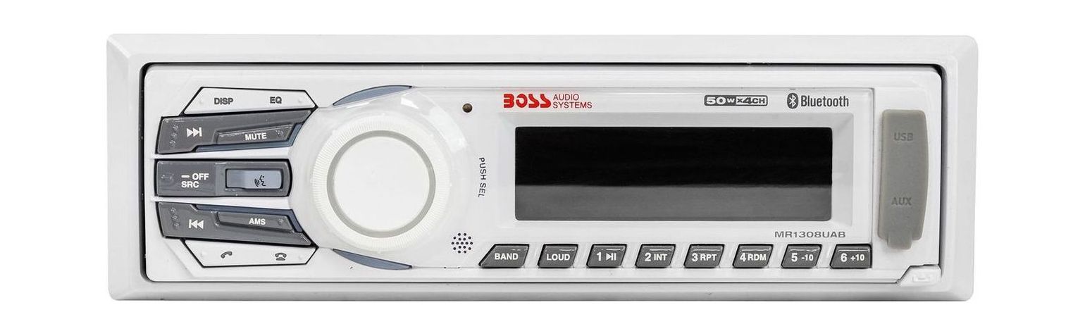 Купить Морская магнитола 1DIN BOSS MR1308UAB (упаковка из 15 шт.) Boss Audio MR1308UAB_pkg_15 7ft.ru в интернет магазине Семь Футов