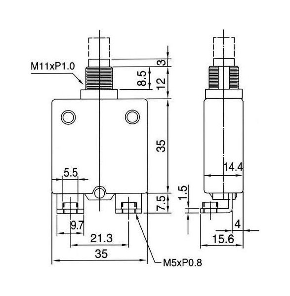 Купить Предохранитель автоматический 60 А (упаковка из 20 шт.) AES AESZE700L_pkg_20 7ft.ru в интернет магазине Семь Футов