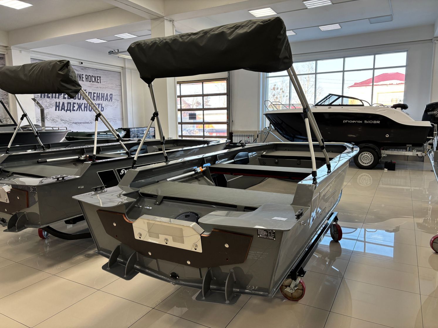 Купить Моторная лодка Swimmer 430, тент ходовой, тент транспортировочный Swimmer430_tent 7ft.ru в интернет магазине Семь Футов