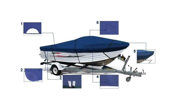 Купить Тент транспортировочный для лодок длиной 5,3-5,6 м для лодок типа Runabout (упаковка из 2 шт.) OceanSouth MA20311_pkg_2 7ft.ru в интернет магазине Семь Футов