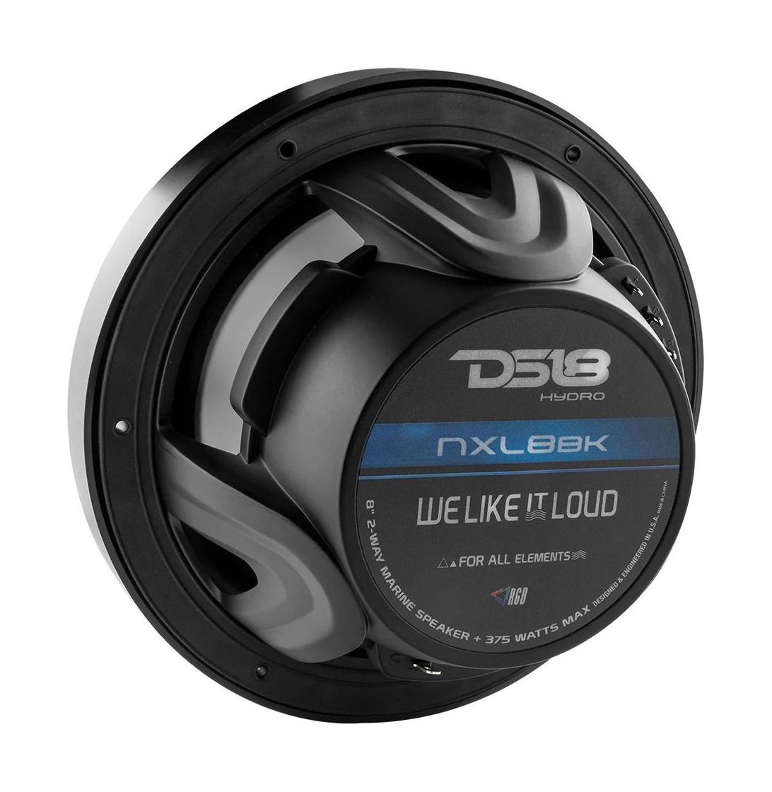 Купить Морская акустика RGB 8 NXL-8/BK, DS18 (упаковка из 4 шт.) NXL-8/BK_pkg_4 7ft.ru в интернет магазине Семь Футов