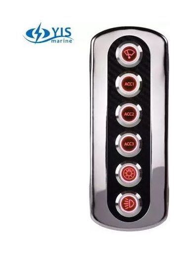 Купить Панель бортового питания, 6 кнопок YIS Marine SP6006 7ft.ru в интернет магазине Семь Футов