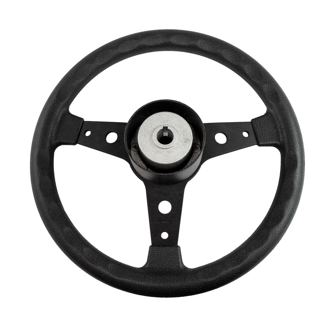 Купить Рулевое колесо DELFINO обод и спицы черные д. 340 мм Volanti Luisi VN70402-01 7ft.ru в интернет магазине Семь Футов