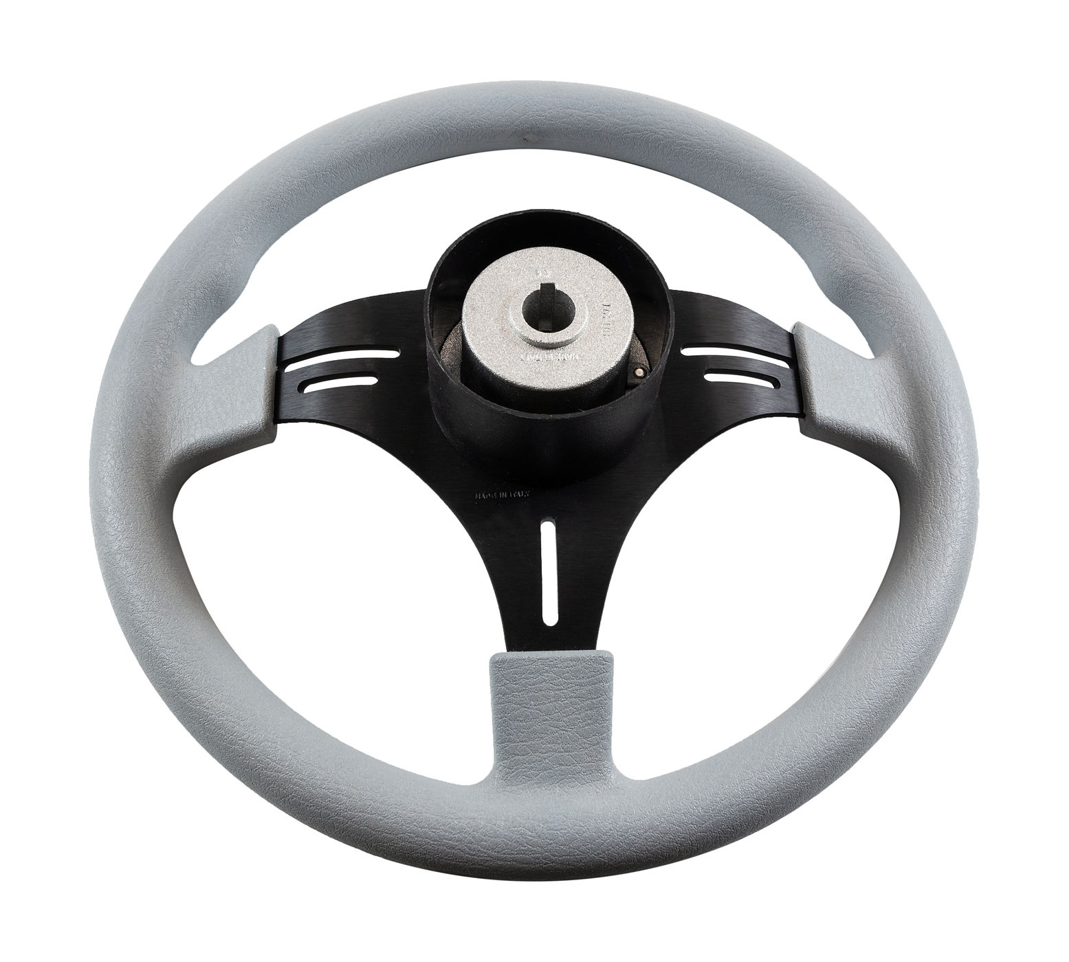 Купить Рулевое колесо MANTA обод серый, спицы черные д. 355 мм Volanti Luisi VN70552-03 7ft.ru в интернет магазине Семь Футов