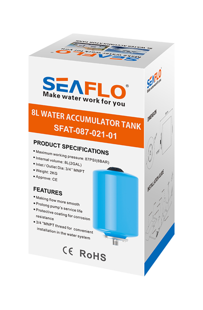 Купить Накопительный бак для воды, SeaFlo SFAT08702101 7ft.ru в интернет магазине Семь Футов