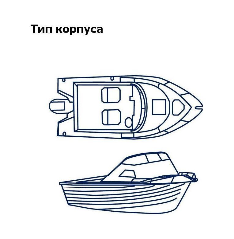 Купить Тент транспортировочный для лодок длиной 5,0-5,3 м типа Cabin Cruiser (упаковка из 2 шт.) OceanSouth MA20110_pkg_2 7ft.ru в интернет магазине Семь Футов