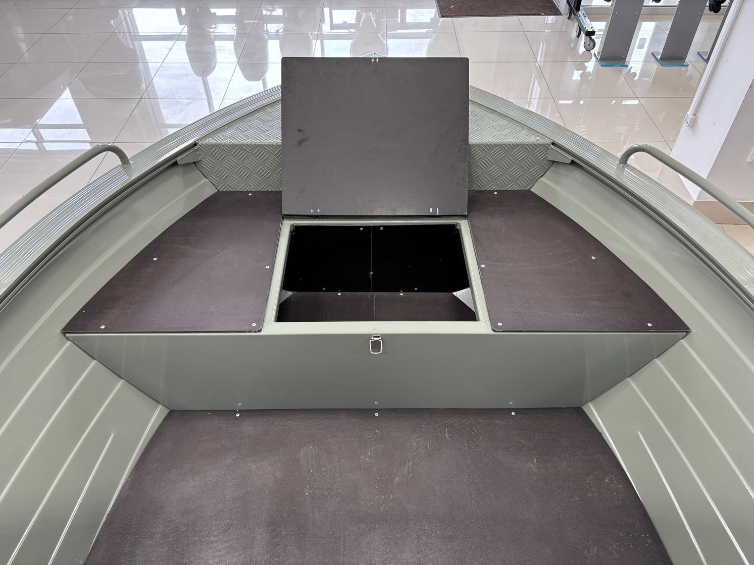 Купить Моторная лодка, Тактика 460 DC (Comfort), хаки с Suzuki DF50ATL KITTK71 7ft.ru в интернет магазине Семь Футов