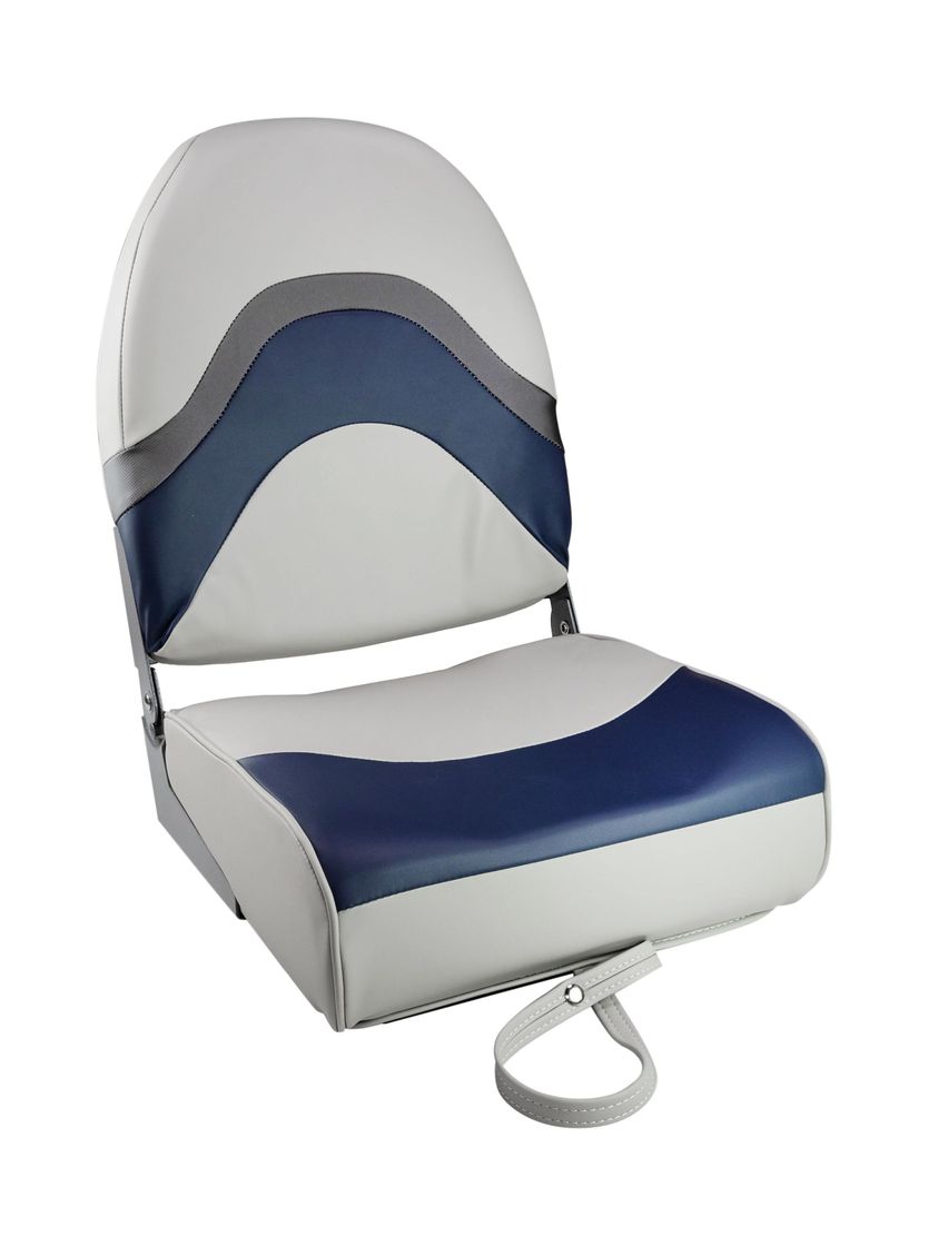 Купить Кресло складное мягкое PREMIUM WAVE, цвет серый/синий (упаковка из 2 шт.) Springfield 1062031_pkg_2 7ft.ru в интернет магазине Семь Футов