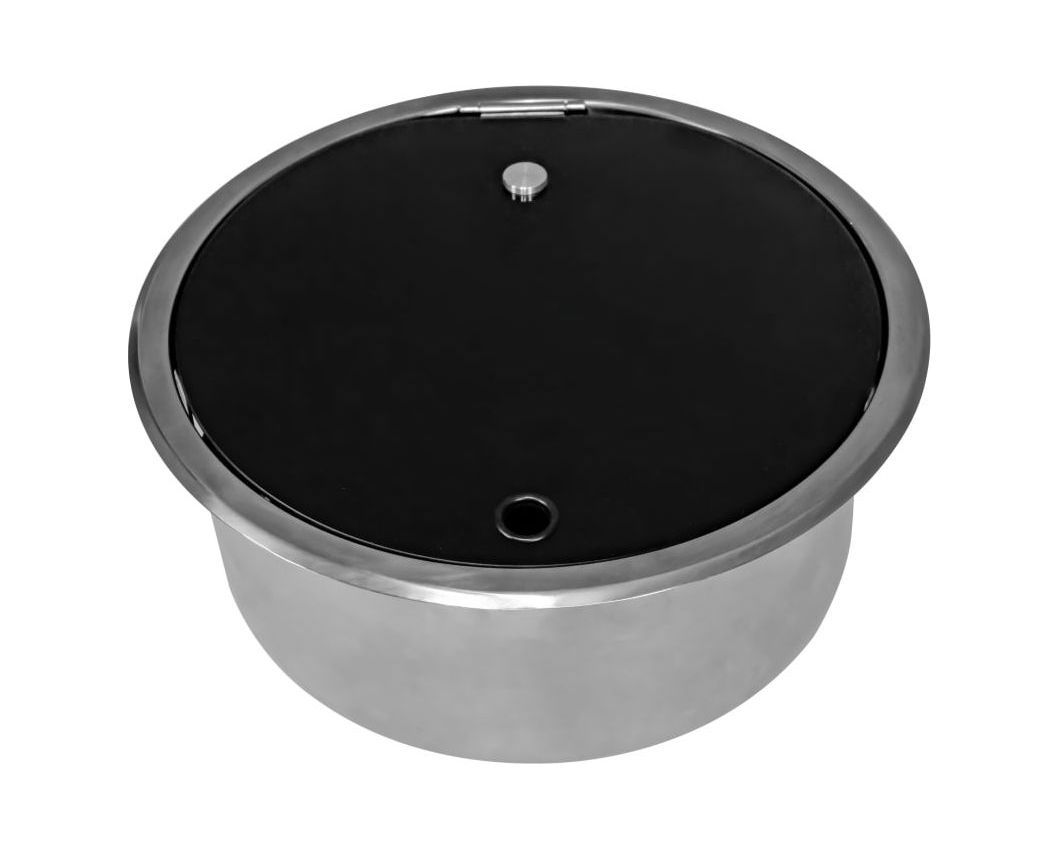 Купить Мойка круглая, стеклянная крышка, Marine Rocket MR531CSS 7ft.ru в интернет магазине Семь Футов