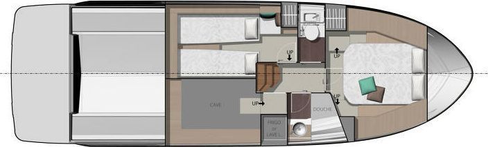 Купить Катер Jeanneau NC 37 с моторами 2х260 KITNC2 7ft.ru в интернет магазине Семь Футов