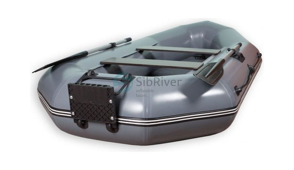 Купить Надувная лодка ПВХ Бахта 290 ТС, серый, SibRiver BAH290TSG 7ft.ru в интернет магазине Семь Футов