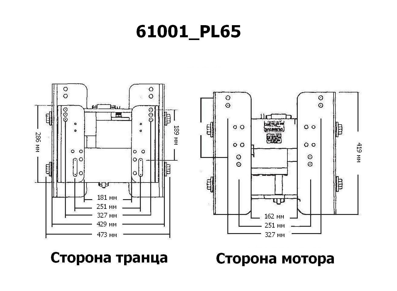 Купить Подъёмник мотора гидравлический 50-300 л.с. вертикальный (Power-Lift) вынос 10\" (25 см) с указателем, CMC 61001_PL65 7ft.ru в интернет магазине Семь Футов