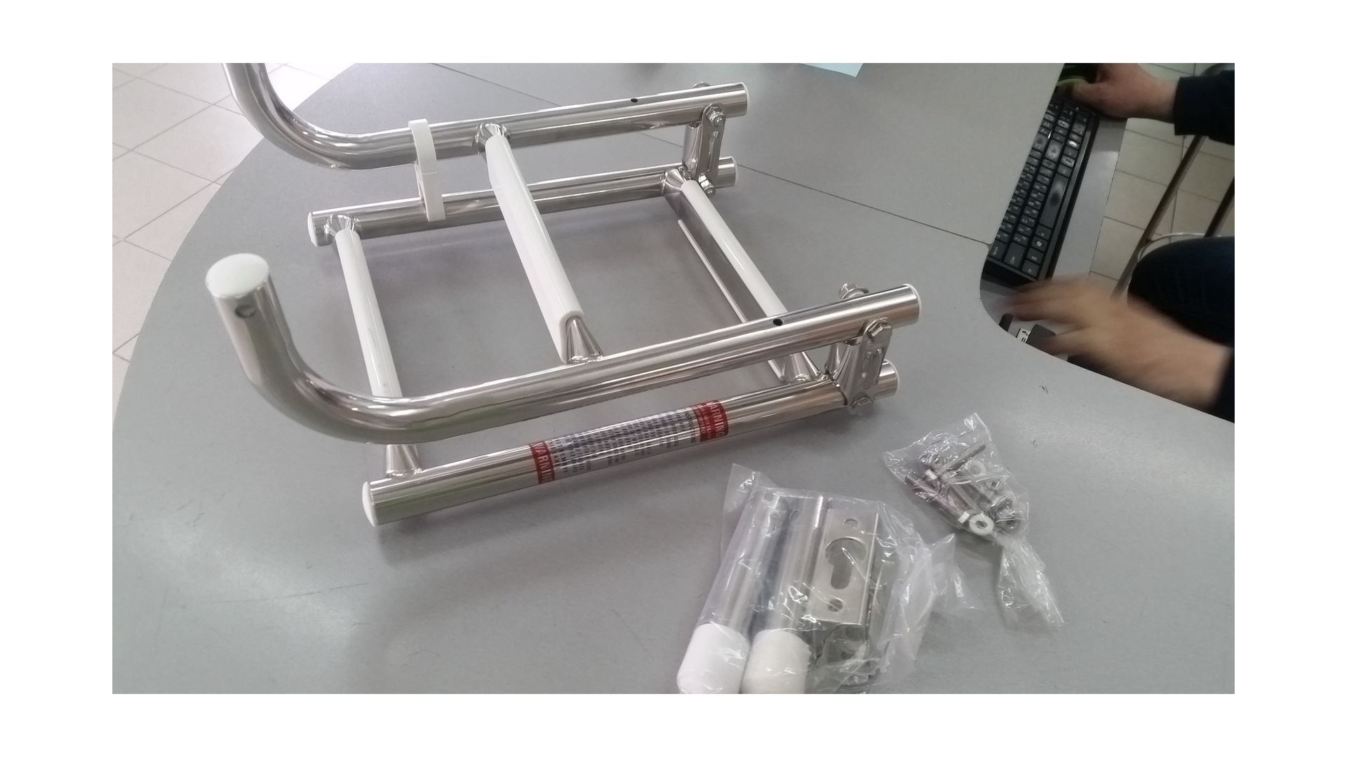 Купить Лесенка складная 3 ступени, уценённая Sumar 3030 utsenka 7ft.ru в интернет магазине Семь Футов