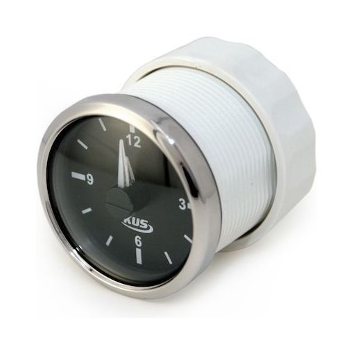 Купить Часы кварцевые, аналоговый черный циферблат, нержавеющий ободок, д. 52 мм KUS JMV00262_KY09000_sale 7ft.ru в интернет магазине Семь Футов