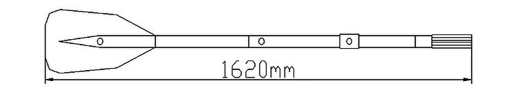 Купить Весло 162 см серое (комплект из двух весел) Sun Selection SSCL00010349 7ft.ru в интернет магазине Семь Футов