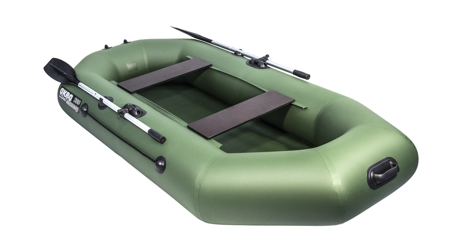 Купить Надувная лодка ПВХ, АКВА-МАСТЕР 260, зеленый 4603725300088 7ft.ru в интернет магазине Семь Футов