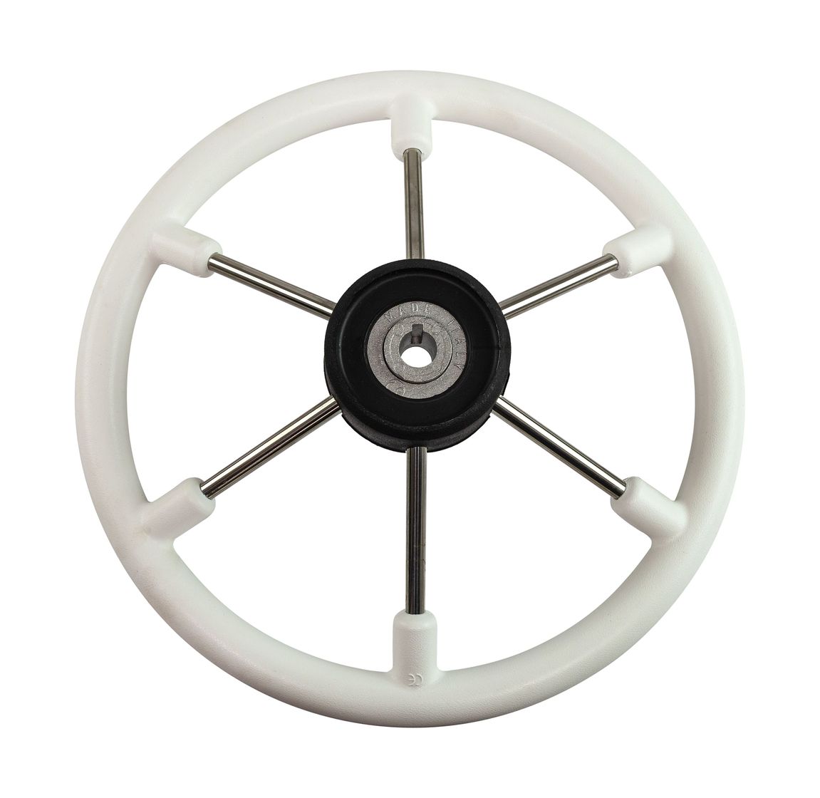 Купить Рулевое колесо LEADER TANEGUM белый обод серебряные спицы д. 360 мм Volanti Luisi VN7360-08 7ft.ru в интернет магазине Семь Футов