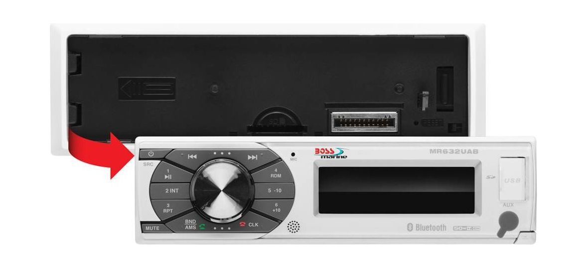 Купить Морская магнитола 1DIN BOSS MR632UAB (упаковка из 3 шт.) Boss Audio MR632UAB_pkg_3 7ft.ru в интернет магазине Семь Футов