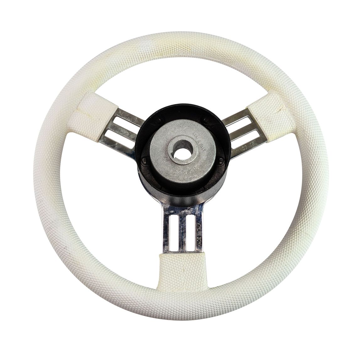 Купить Рулевое колесо PEGASO обод белый, спицы серебряные д. 300 мм Volanti Luisi VN13327-08 7ft.ru в интернет магазине Семь Футов