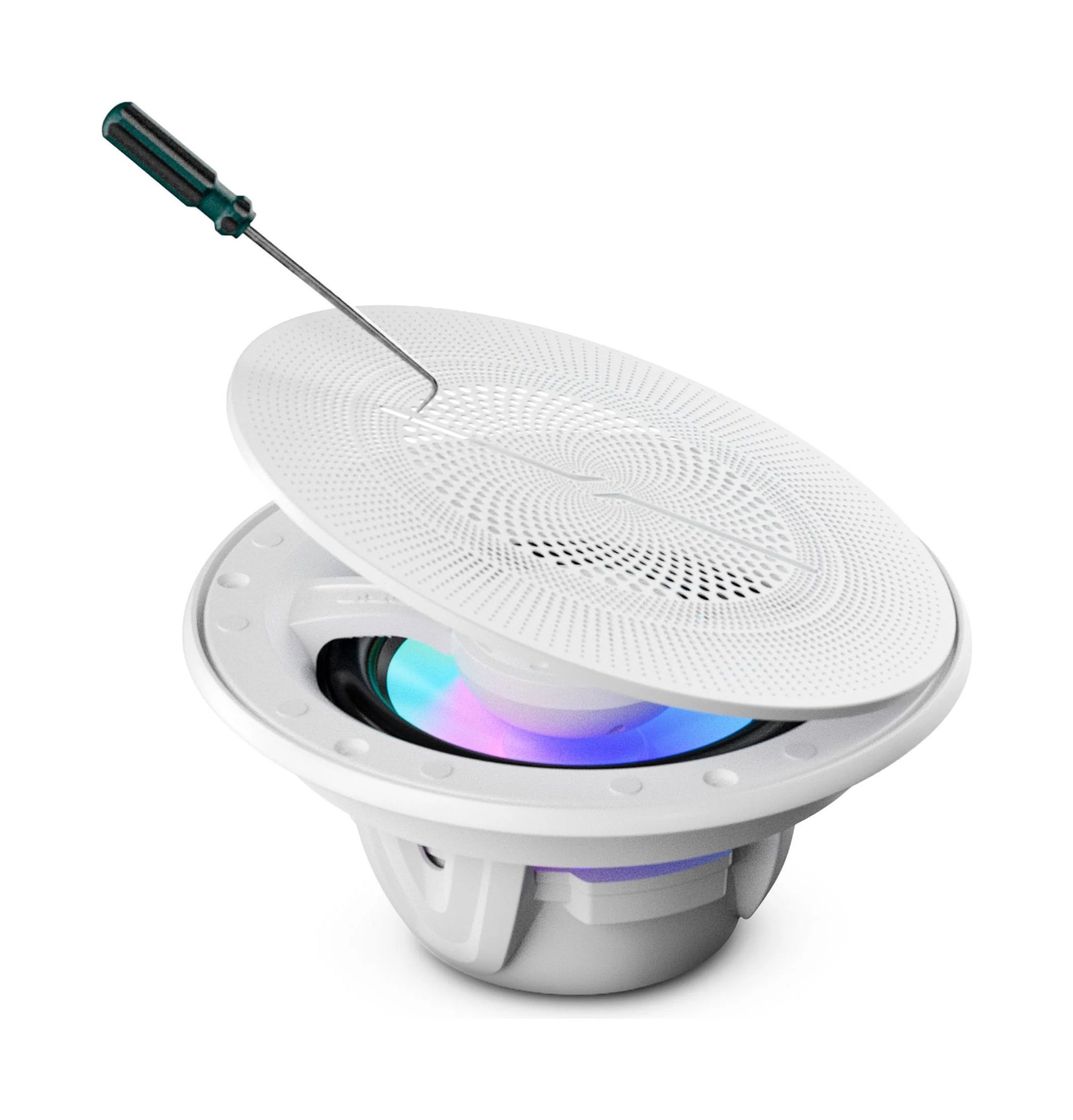 Купить Морская акустика с магнитной решеткой RGB 6.5" DS18 NXLLXY6WH 7ft.ru в интернет магазине Семь Футов
