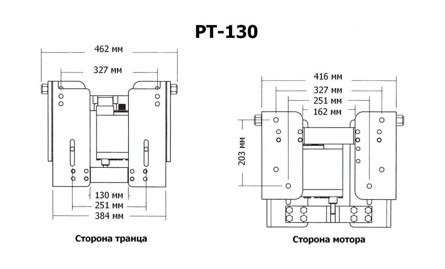 Купить Подъёмник мотора гидравлический 50-130 л.с. с указателем трима (Tilt And Trim) (упаковка из 2 шт.) CMC 13001_PT130_pkg_2 7ft.ru в интернет магазине Семь Футов