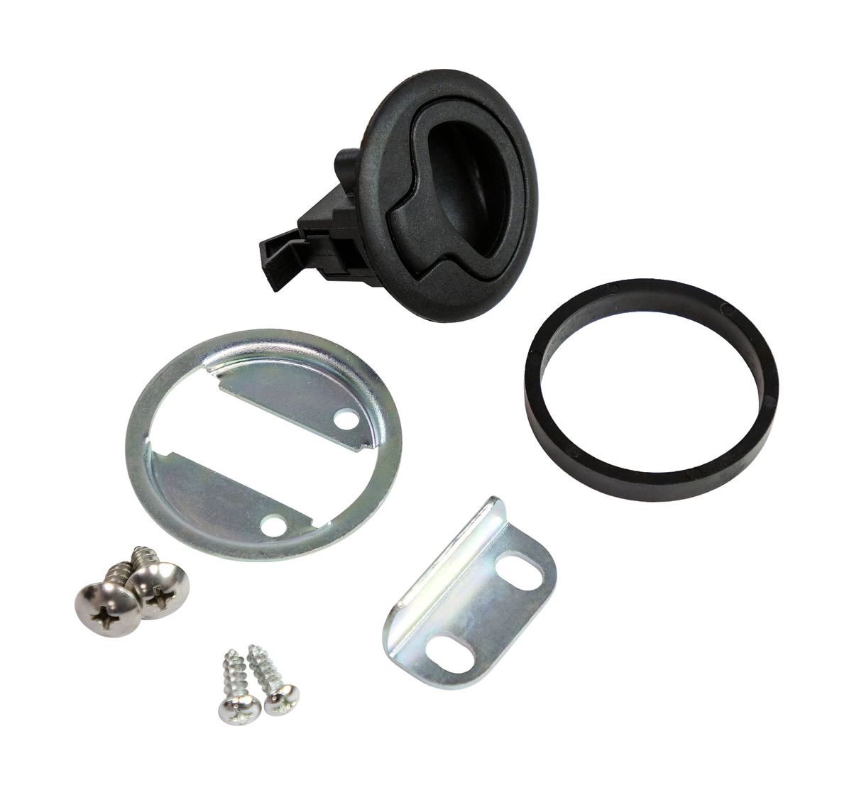 Купить Ручка для люка врезная, утапливаемая, черная, 38мм (упаковка из 10 шт.) Marine Rocket MR12064_pkg_10 7ft.ru в интернет магазине Семь Футов