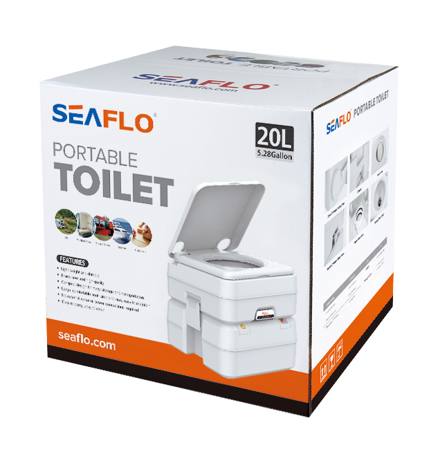 Купить Портативный многофункциональный унитаз 20л, SeaFlo SFPT2002 7ft.ru в интернет магазине Семь Футов