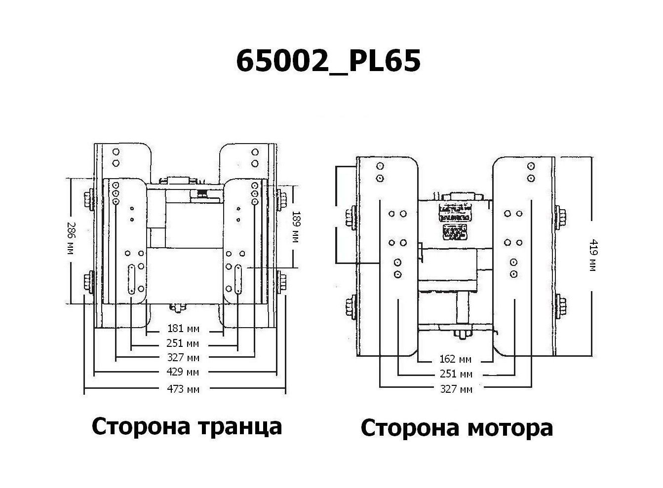 Купить Подъёмник мотора гидравлический 50-300 л.с. вертикальный, скоростной (Power-Lift) с указателем (упаковка из 2 шт.) CMC 65301_PL65_pkg_2 7ft.ru в интернет магазине Семь Футов