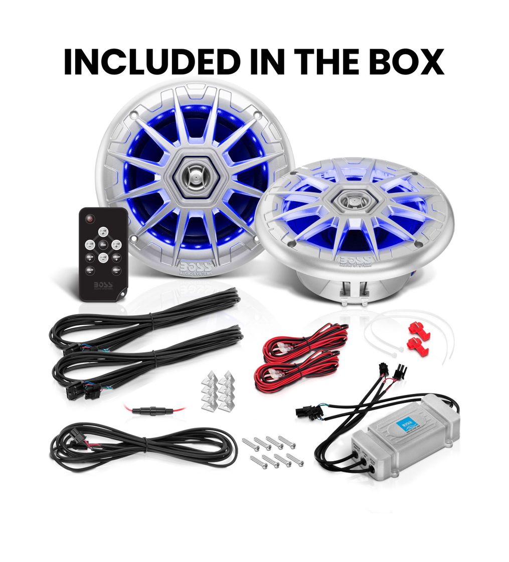 Купить Морская акустика BOSS MRGB65S (упаковка из 6 шт.) Boss Audio MRGB65S_pkg_6 7ft.ru в интернет магазине Семь Футов