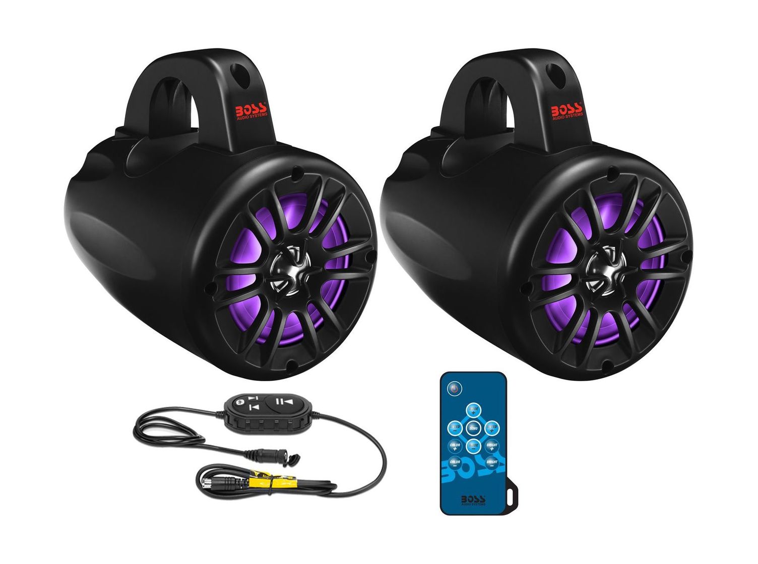 Купить Морская акустика на таргу BOSS B40RGB (упаковка из 5 шт.) Boss Audio B40RGB_pkg_5 7ft.ru в интернет магазине Семь Футов